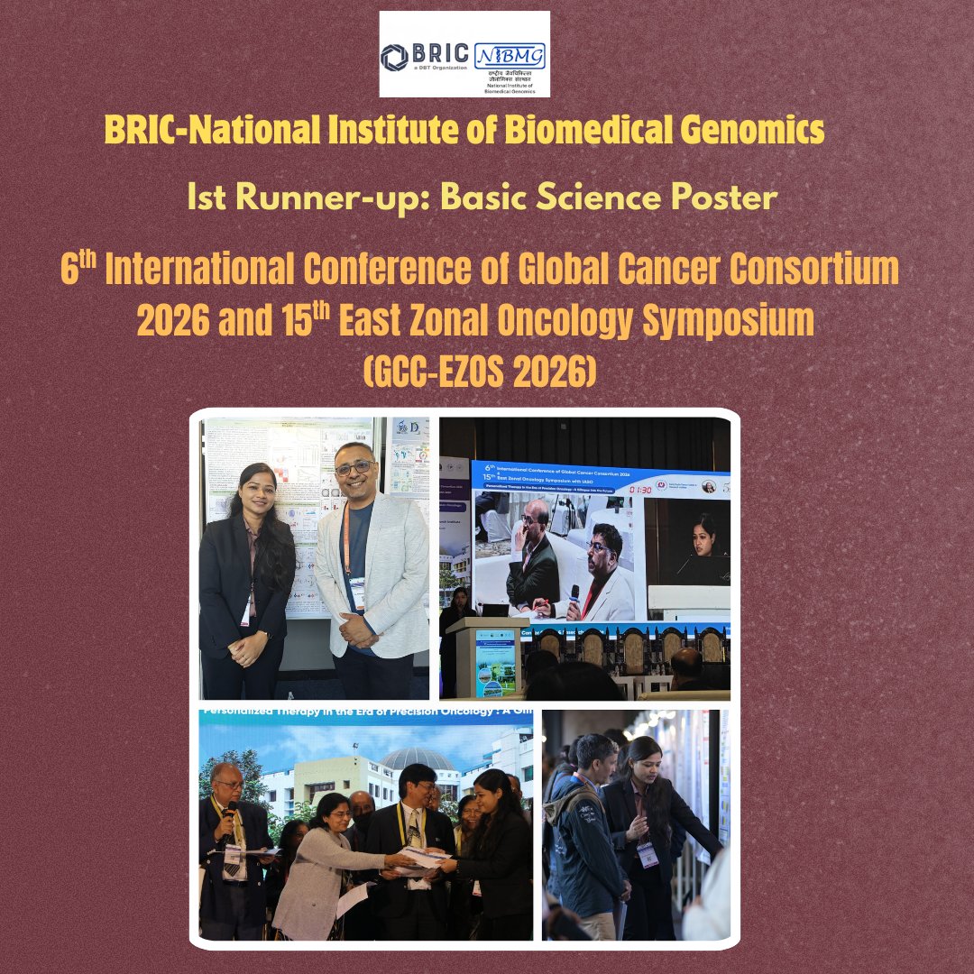 BRIC - National Institute of Biomedical Genomics tweet media