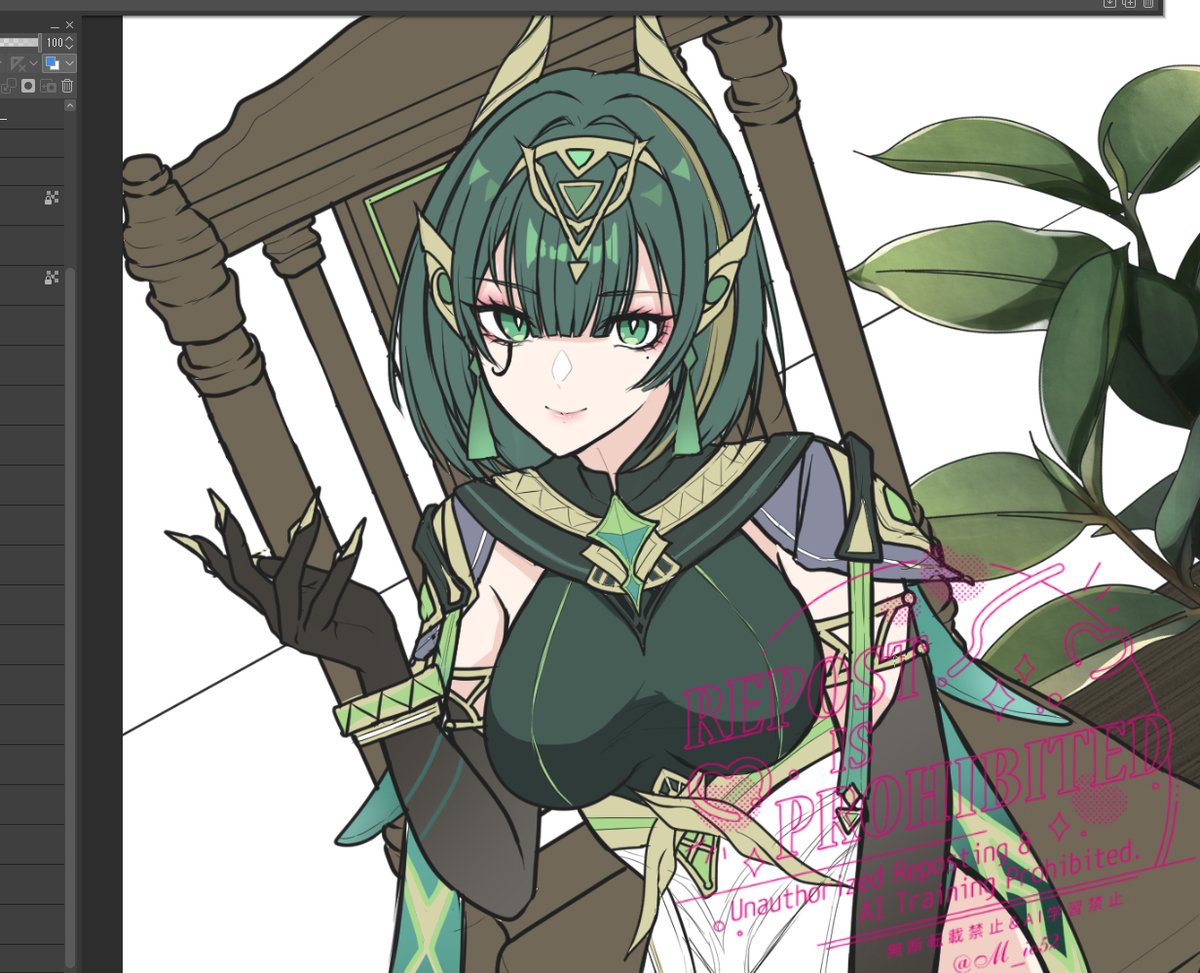 原神 ネフェルwip 