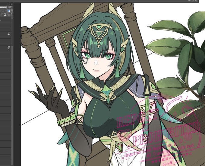 原神 ネフェルwip 