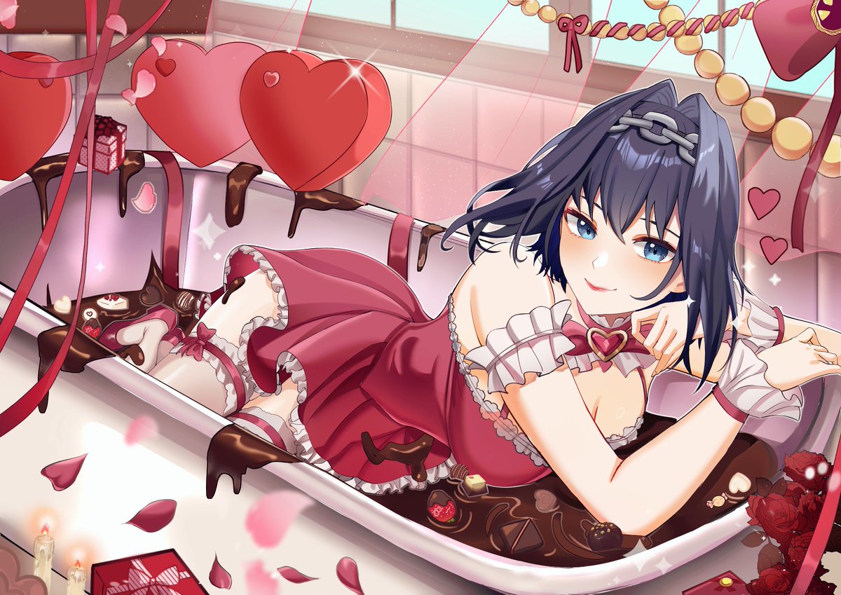 aoyamaichigoo's tweet image. YAY or NAY for a valentine with Kronii? 💗

#kronillust