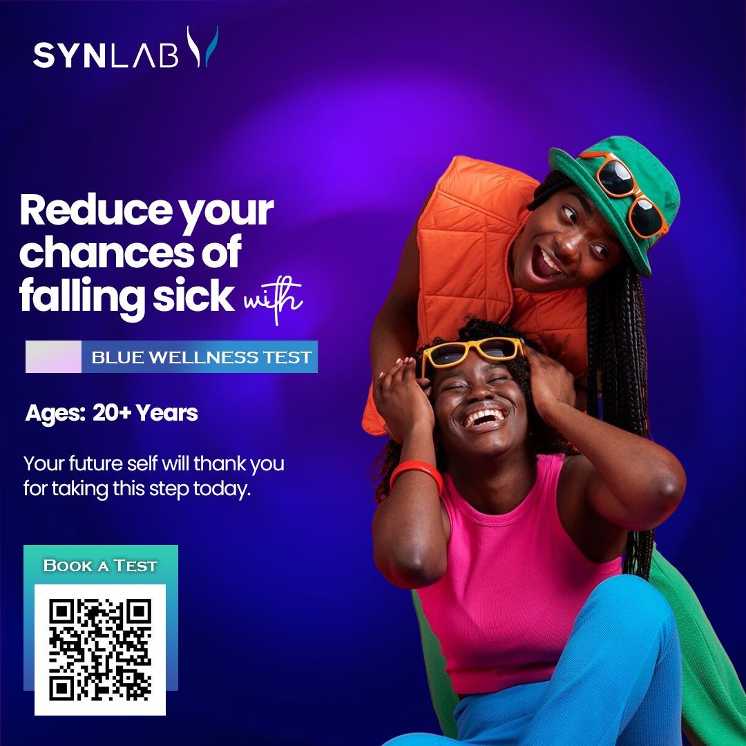 SynlabNG's tweet image. Imagine thanking your past self for a clean bill of health. 🙏
The BLUE WELLNESS TEST is here to help you build a stronger defense against illness.

📱 WhatsApp: +234 810 460 7653
📞 Call: +234 700 079 6522
💻 Visit tiny.cc/bluewellness 
#WellnessJourney #SelfCare #HealthGoal