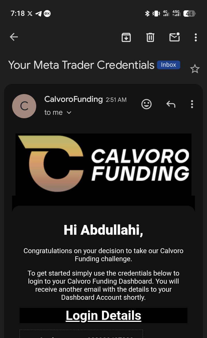 Just bought a $100k instant acc from <a href="/calvorofunding/">Calvoro Funding</a>

To be honest, I don't understand why everyone is hating on this firm. I took two payouts from them.

I didn't face any issues at all I simply follow rules and got paid.

I also know so many traders who took payouts from them.