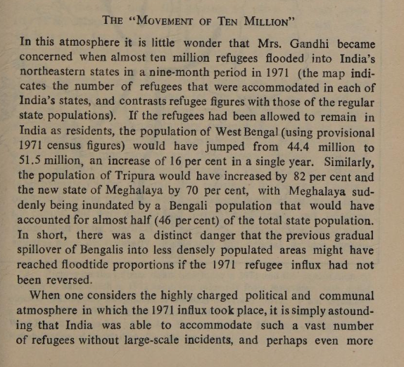 viprabuddhi's tweet image. Fun Fact:

&amp;gt; Iron Lady Indira Gandhi sent back all the Hindu refugees forcibly even after they were begging her for shelter fearing religious persecution

&amp;gt; 80-90% of the refugees that came to India were Hindus.

&amp;gt; She also created special camps for Kanglus because she feared…