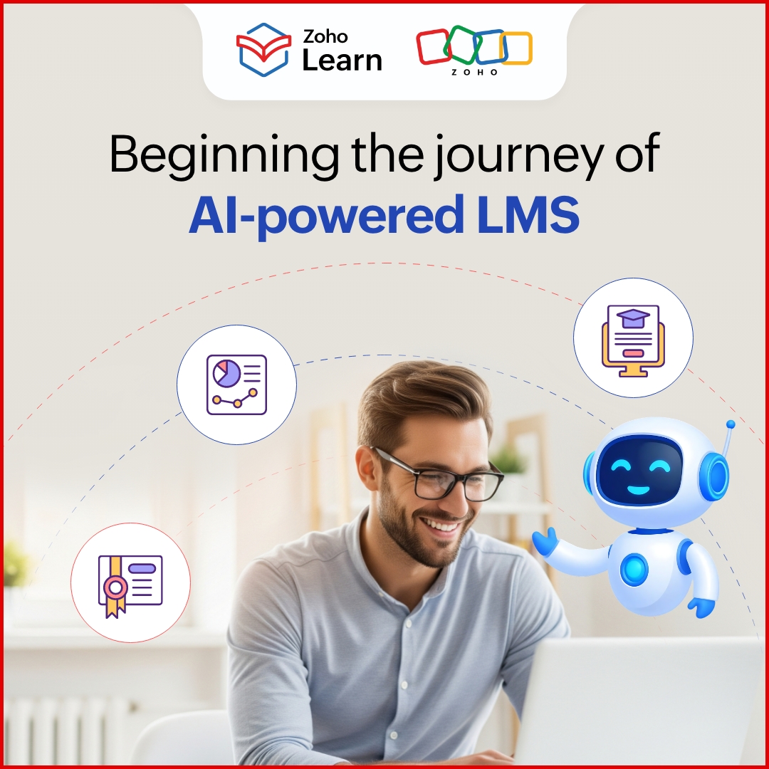 ZohoLearn's tweet image. Introducing AI-powered course creation in Zoho Learn! 🎊 

From  generating course outlines to creating text lessons, course overviews  and more, here's our AI assistant to share your course creation burden. 
Read more: zoho.com/learn/focalpoi…

#AIpoweredLMS #AIassistant #Zoho