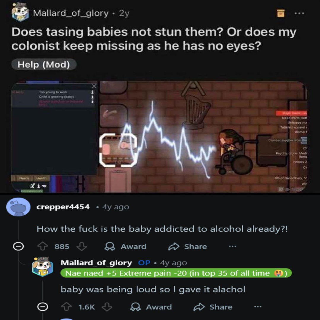 ShitpostRock's tweet photo. Posts like these make me want to learn Rimworld https://t.co/cO7LtWYZS1