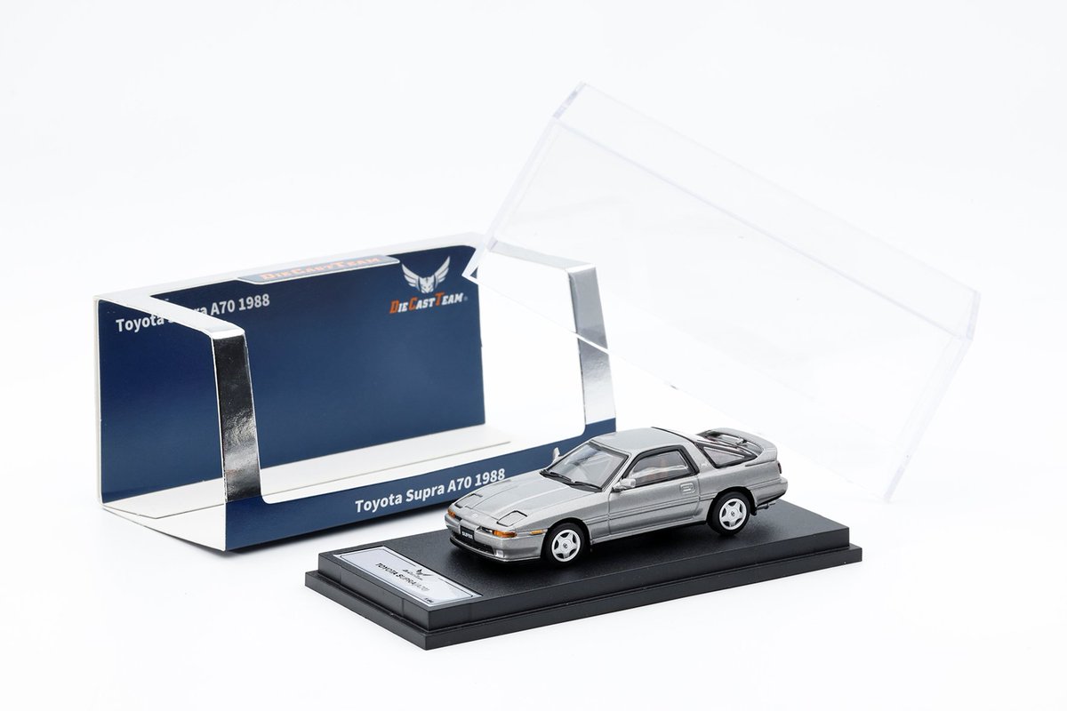 tamtamsagami's tweet photo. ミニカー店頭予約開始🚗💨💨💨

#DiecastTeam
4月以降発売予定
1/64 トヨタ スープラ（A70）
ホワイト / パープリッシュレッド / シルバーグレー
リトラ開閉
各￥2,420税込
締切：1/26（月）

ご来店お待ちしてます！
#タムタム相模原店😃 https://t.co/cjU5z7jQZ4