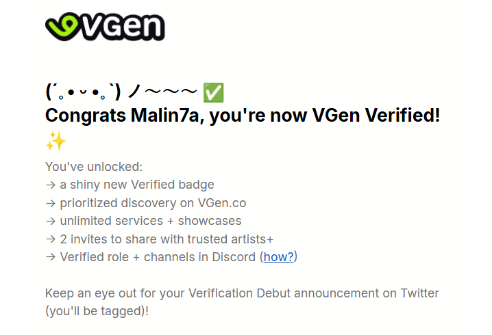I AM VERIFIED ON VGEN ✨🤍
I would like to thank everyone who helped me get verified! Right after my college exam session ends, I'm going to get to work! I'm very excited and feel like my heart is about to jump out of my chest. Thank you all so much 🥹
#vgenartist  #VGen