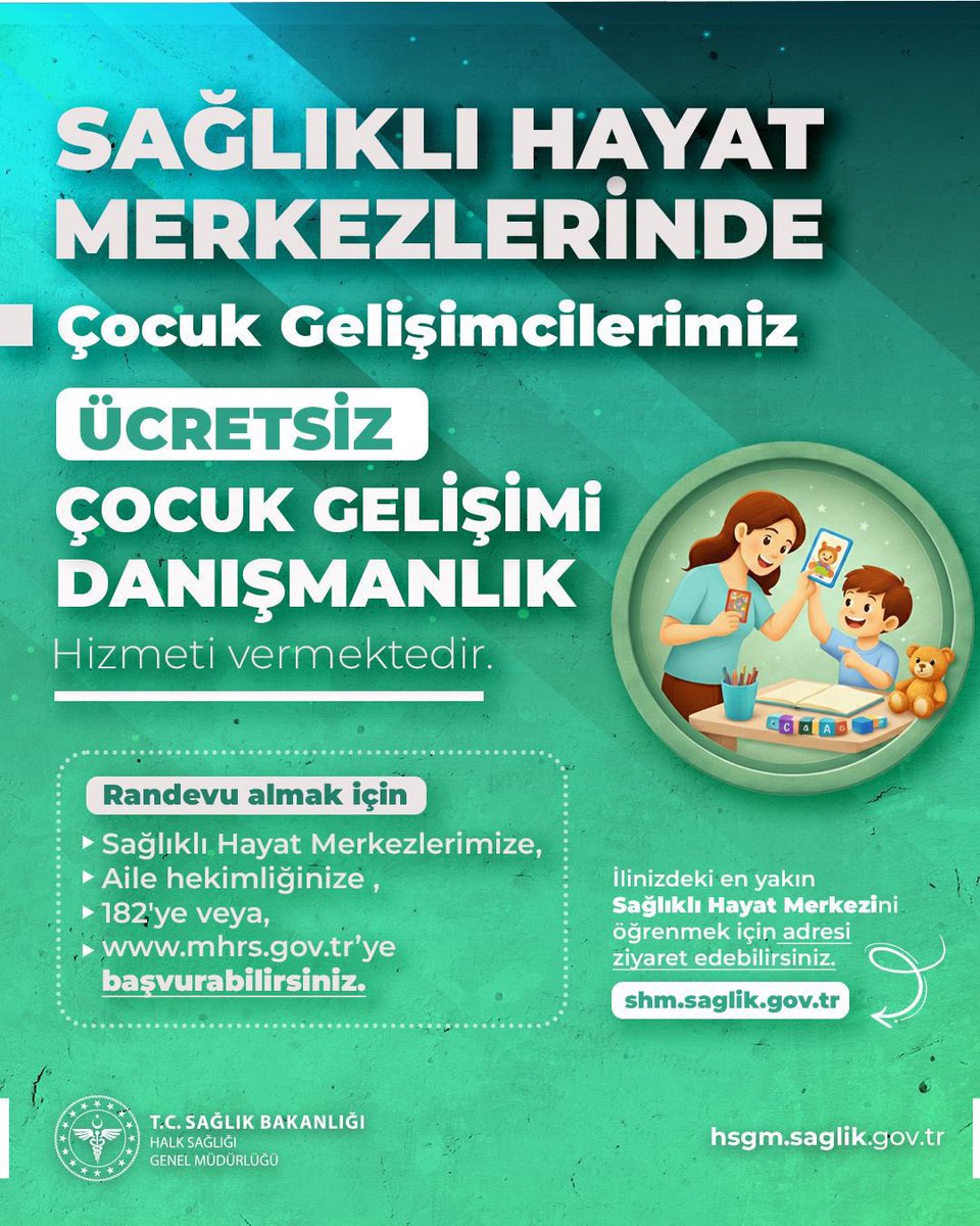 #SağlıklıHayatMerkezleri
#SağlıklıTürkiyeYüzyılı

<a href="/halksagligigm/">Halk Sağlığı Genel Müdürlüğü</a> <a href="/mardinilsaglik/">Mardin İl Sağlık Müdürlüğü</a>