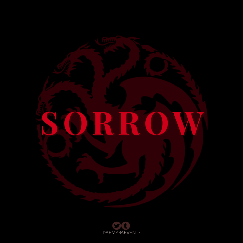 DAEMYRAEVENTS's tweet photo. Weekly word prompt
19.  Sorrow https://t.co/o05PQO3AKC