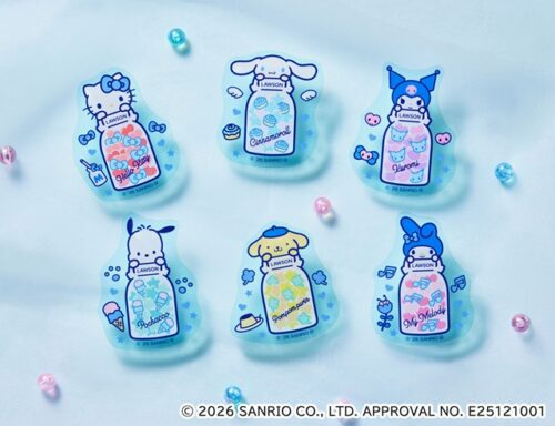 ローソン50周年「サンリオ」コラボ！ブルーバージョンのエコバッグ