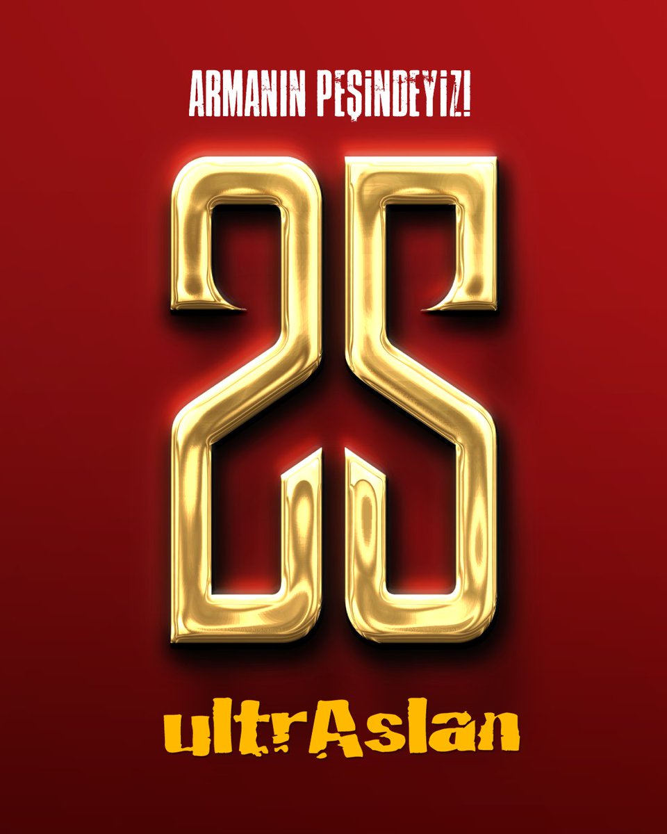 2001 - ∞

40 küsür yıllık Galatasaray Tribünü geleneklerinden doğan, Ali Sami Yen Stadı’nın Kapalı Tribününde yanan kıvılcımı markalaşarak tüm dünyaya yayan, Dünyanın en büyük en organize taraftar oluşumu #ultrAslan 25 YAŞINDA!
#ArmanınPeşindeyiz

#uAYurtiçi #uAOrhangazi