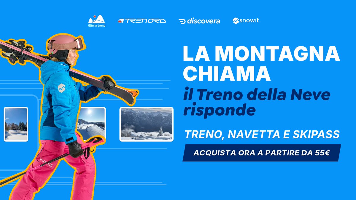 Treni della Neve: il modo più semplice per andare a sciare (senza auto) dlvr.it/TQRwf2