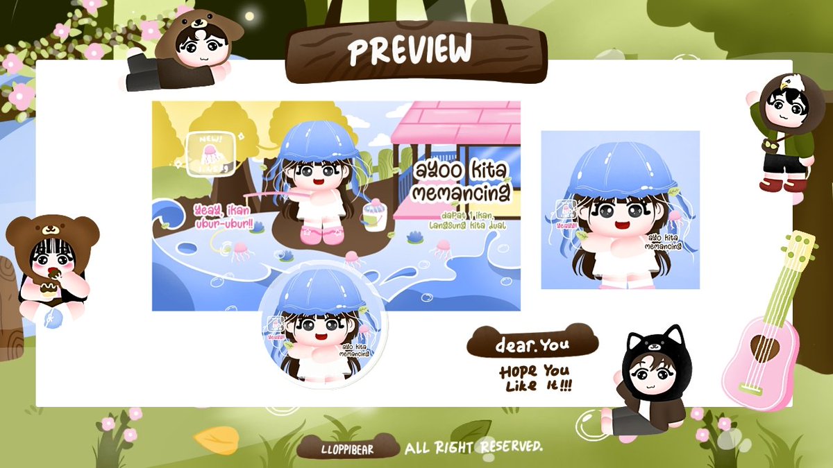 llOPPIBEAR's tweet image. hawooo, bolee bantu repost yaa, gomawooo 🤍🎀🍀 

rayaa punya 4 rs bocil memancing, yang bisa langsung ditake sekarang juga. price 25k free retext yaa, marii jajankkk!! GOMAWOOO 🧸👧🏻🍓🍭🍼💖🎀🍀🤍

#zonauang