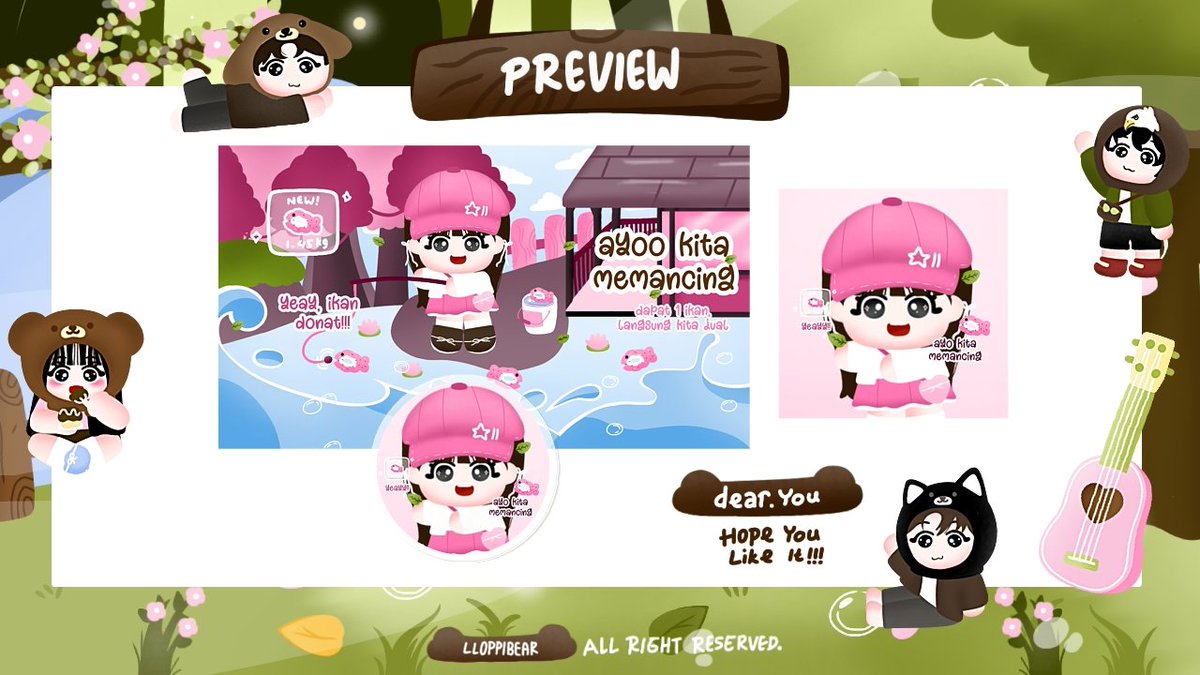 llOPPIBEAR's tweet image. hawooo, bolee bantu repost yaa, gomawooo 🤍🎀🍀 

rayaa punya 4 rs bocil memancing, yang bisa langsung ditake sekarang juga. price 25k free retext yaa, marii jajankkk!! GOMAWOOO 🧸👧🏻🍓🍭🍼💖🎀🍀🤍

#zonauang