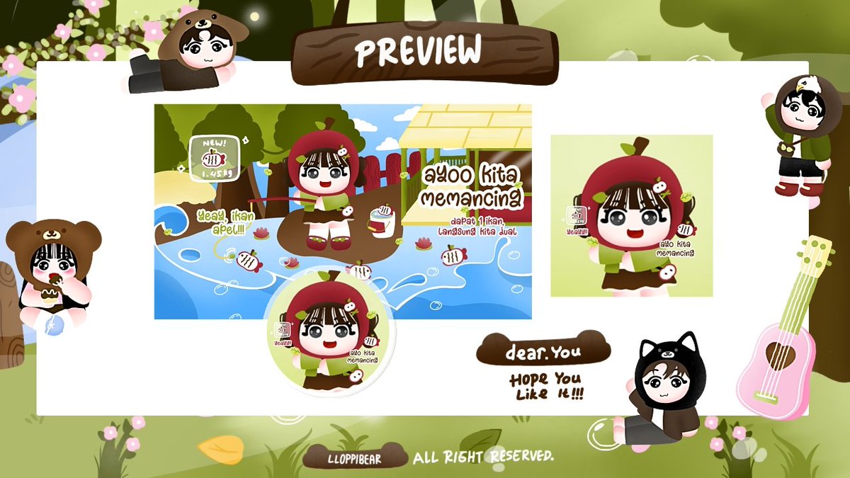 llOPPIBEAR's tweet image. hawooo, bolee bantu repost yaa, gomawooo 🤍🎀🍀 

rayaa punya 4 rs bocil memancing, yang bisa langsung ditake sekarang juga. price 25k free retext yaa, marii jajankkk!! GOMAWOOO 🧸👧🏻🍓🍭🍼💖🎀🍀🤍

#zonauang