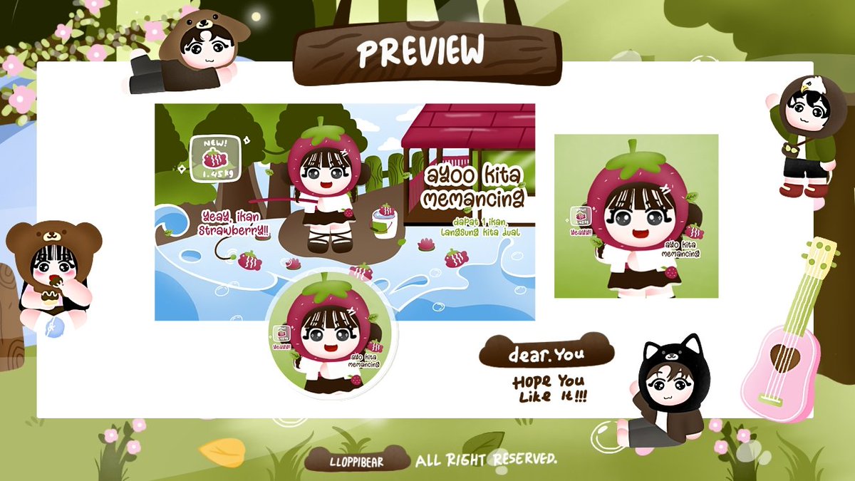 llOPPIBEAR's tweet image. hawooo, bolee bantu repost yaa, gomawooo 🤍🎀🍀 

rayaa punya 4 rs bocil memancing, yang bisa langsung ditake sekarang juga. price 25k free retext yaa, marii jajankkk!! GOMAWOOO 🧸👧🏻🍓🍭🍼💖🎀🍀🤍

#zonauang