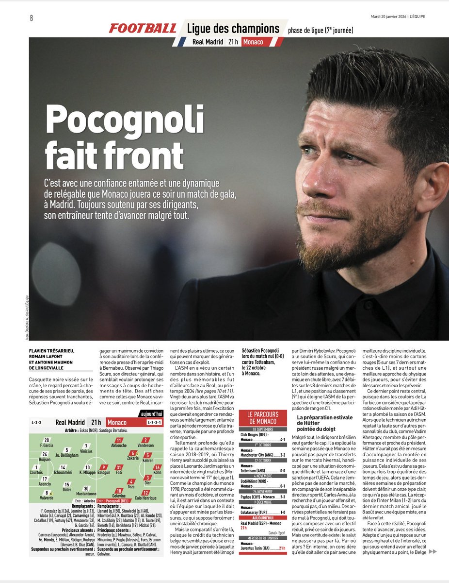 LudoLamoureux's tweet photo. #REALMON #LDC #UCL #J7 #lequipe #pocognoli #travaillerdur #mbappe #mobutu #scuroout #asm #monaco https://t.co/R6xjib7iUO