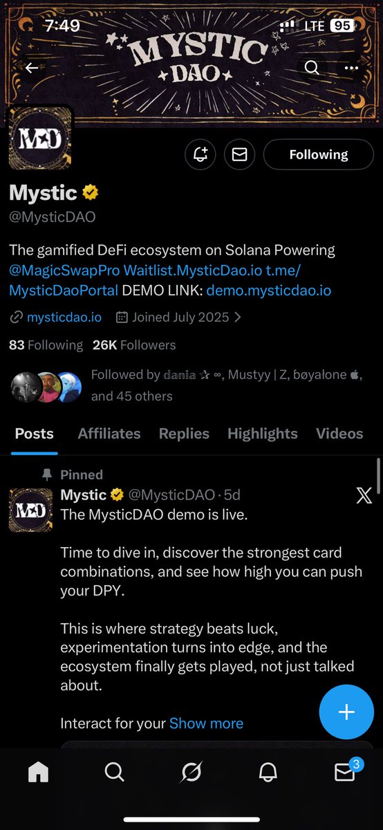 0xinicrypt's tweet photo. @cozypront @MysticDAO I’m one of the biggest wizza on X
Top 100 on overall scribe lb
Been following you for 2years now and @MysticDAO since last October https://t.co/xJTtXiz9I1