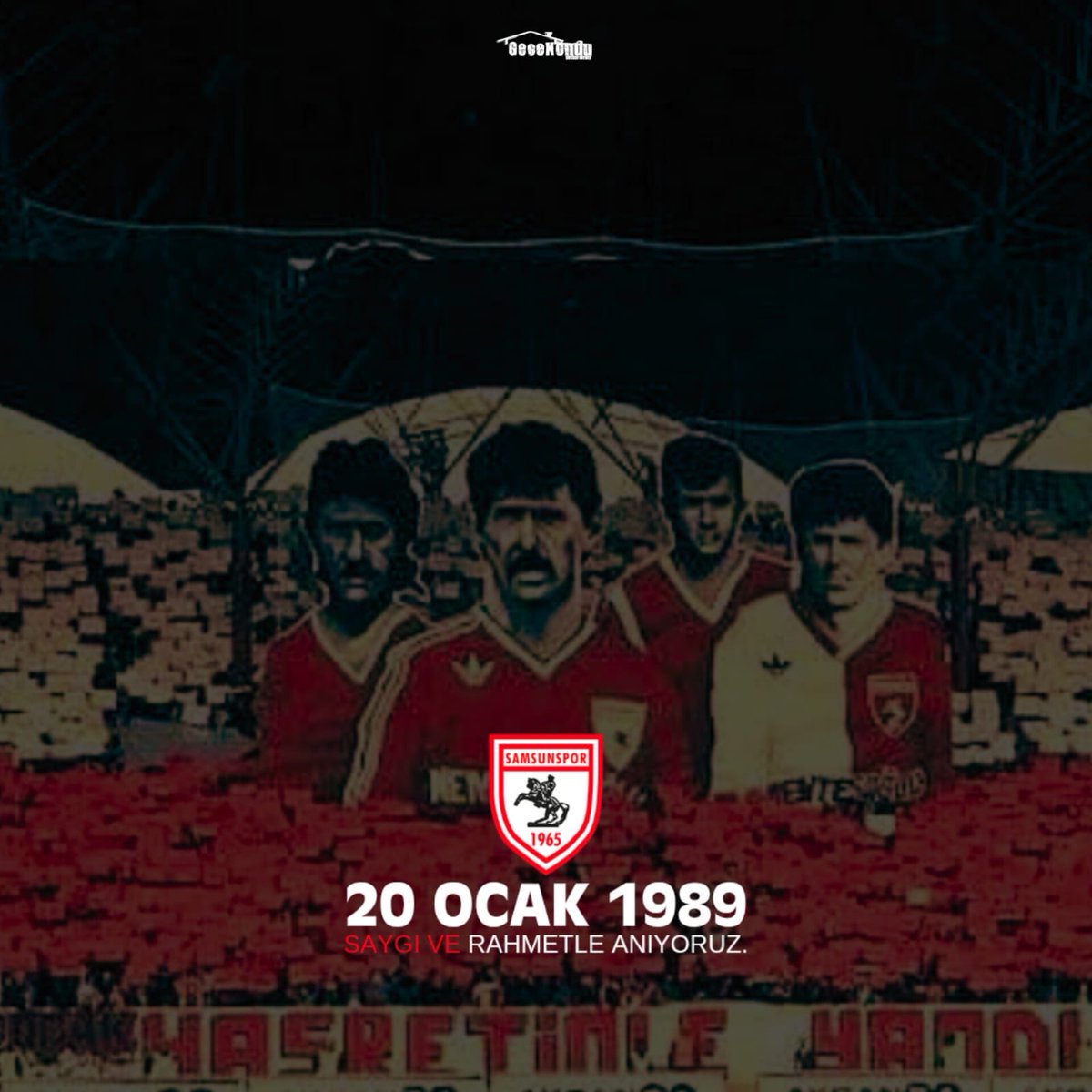 20 Ocak 1989 tarihinde Malatyaspor deplasmanına gitmek için yola çıkan Samsunspor kafilesinin yaptığı trafik kazasında yaşamını yitiren futbolcular ve teknik heyet personelini rahmetle anıyoruz.
#Gecekondu