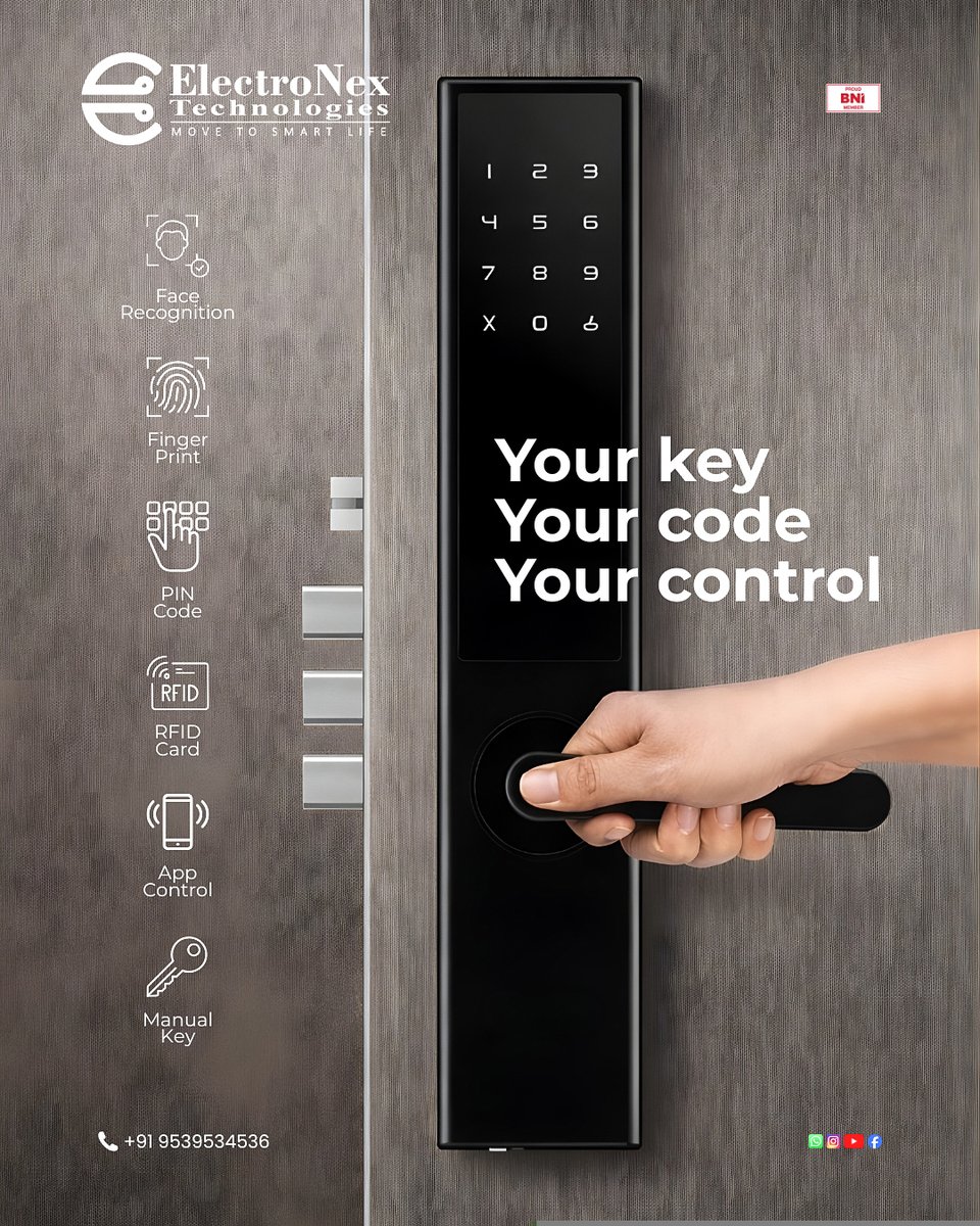 electronex_'s tweet photo. Unlock your door in a second—no keys, no stress.
Fingerprint access that keeps your home secure and your day moving.

Upgrade your entry today. https://t.co/SULmh05Dj6