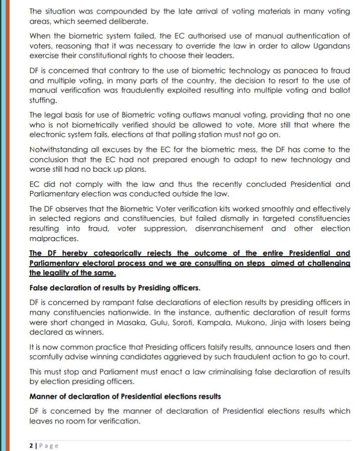 Democratic Front (DF) tweet media