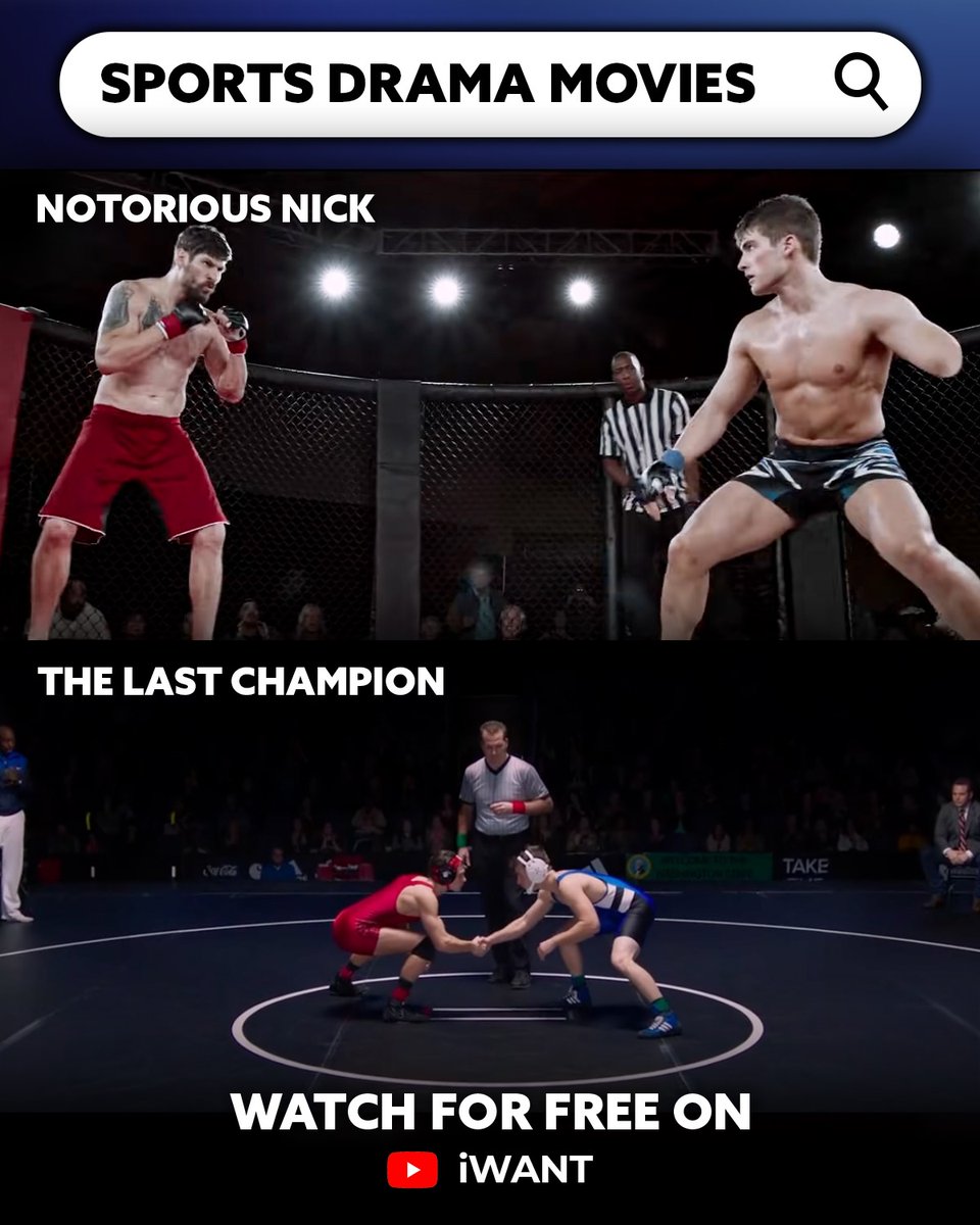 ABSCBN's tweet photo. Category is: RIVALRY 🔴🔥🔵
Watch #NotoriousNick, #TheLastChampion, and more full English movies on iWant’s YouTube channel for FREE!
Available in the Philippines only. https://t.co/XC8gW6U9Ps