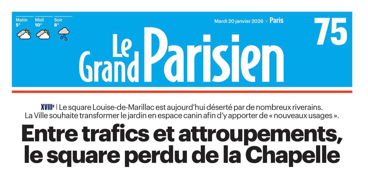 Pour sécuriser un parc, la gauche d'Emmanuel Gregoire veut en faire un... espace canin!

Pour sécuriser ce parc, comme dans tout Paris, <a href="/datirachida/">Rachida Dati ن</a> veut 5000 policiers municipaux armés, formés, sur le terrain jour &amp; nuit. Le doublement de la vidéoprotection. De vraies solutions!