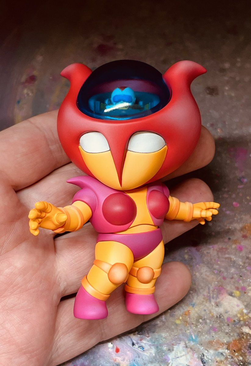 アフロダイA  

完成, 出来上がり.

ディーラー名：P001

卓番：2-04-01

デフォルメ 約95mm
価格7,000円 

#WF2026 #WF2026冬  #デフォルメ #sd #スーパーロボット