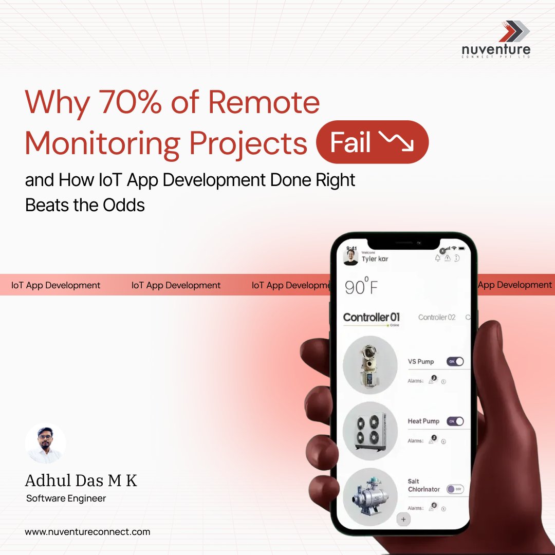 nuventureco's tweet image. Your sensors are connected. Data is flowing. Yet decisions still lag.
Here’s why most remote monitoring falls short: The need for the right application!

Read our latest blog to learn more: shorturl.at/Aybxh

#NuventureConnect #IoTDevelopment #RemoteMonitoring