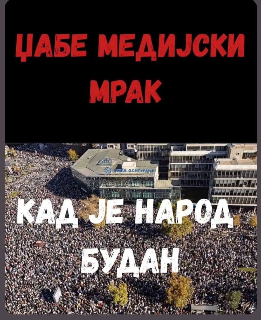 Ne pomaze ni gasenje naloga, parodija oko REM-a .....
 BUDNI SMO💪💪💪
#cenaslobode #tagživota #caosvima