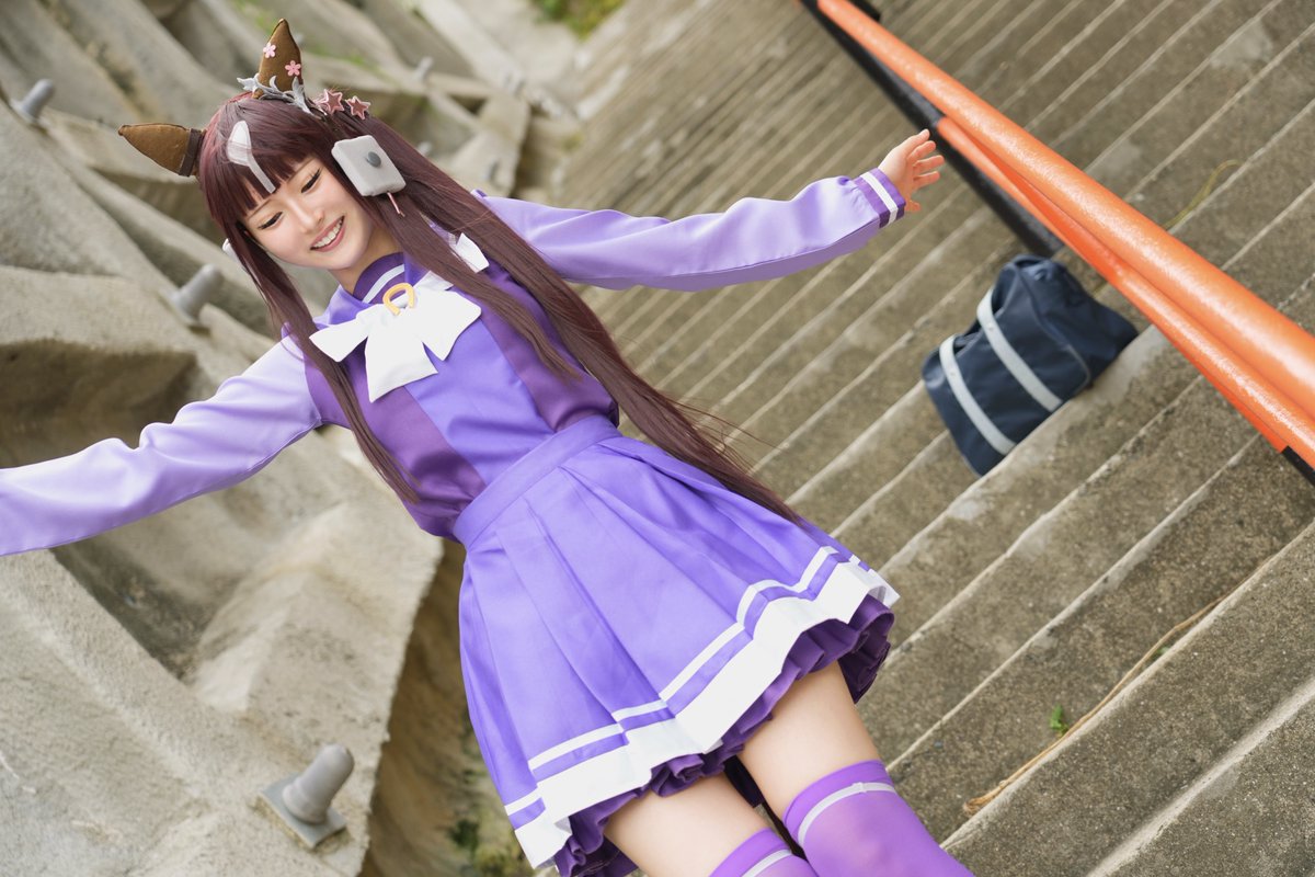コスプレ/cosplay ウマ娘 ラッキーライラック ✌️✋ ち、ょ、こ、れ