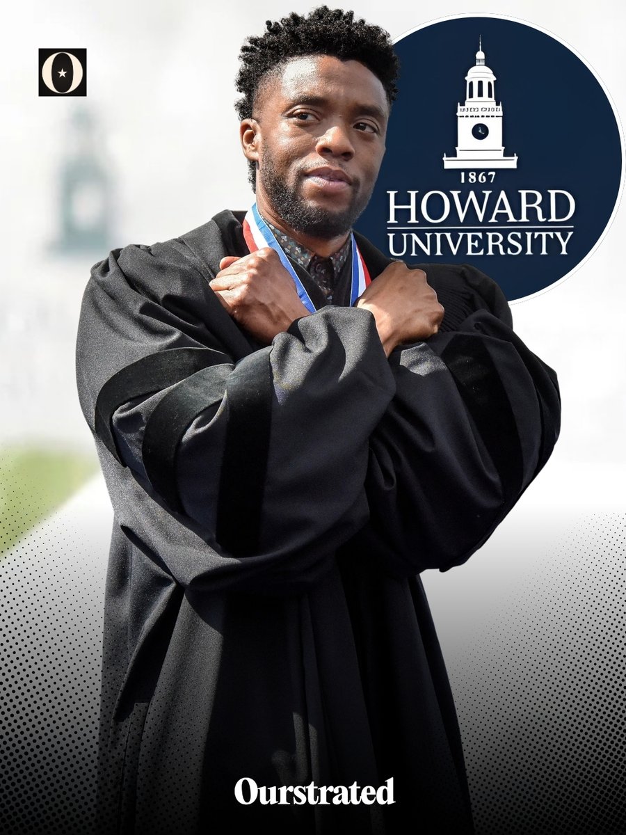 Ourstrated's tweet photo. Howard University Officially Renames Its College Of Fine Arts The Chadwick A. Boseman College Of Fine Arts https://t.co/5MCCwtEp9w