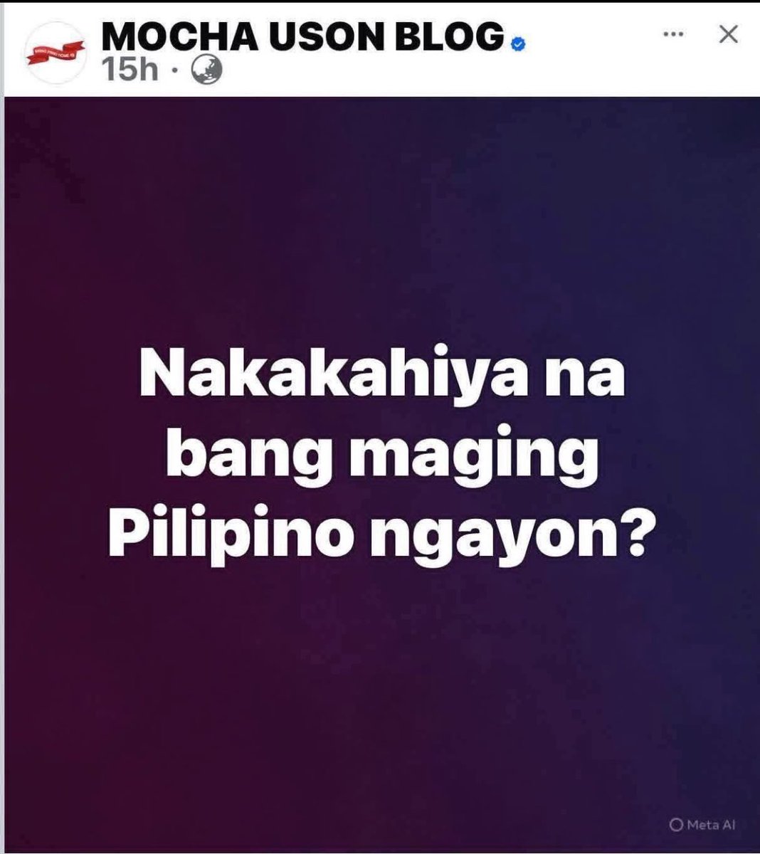 Dapat ka lang mahiya sa sobrang laki ng boobs mo! Taena neto, kala mo malinis at kapuri-puri, eh wala namng puri! Lol😭😜🤣😂