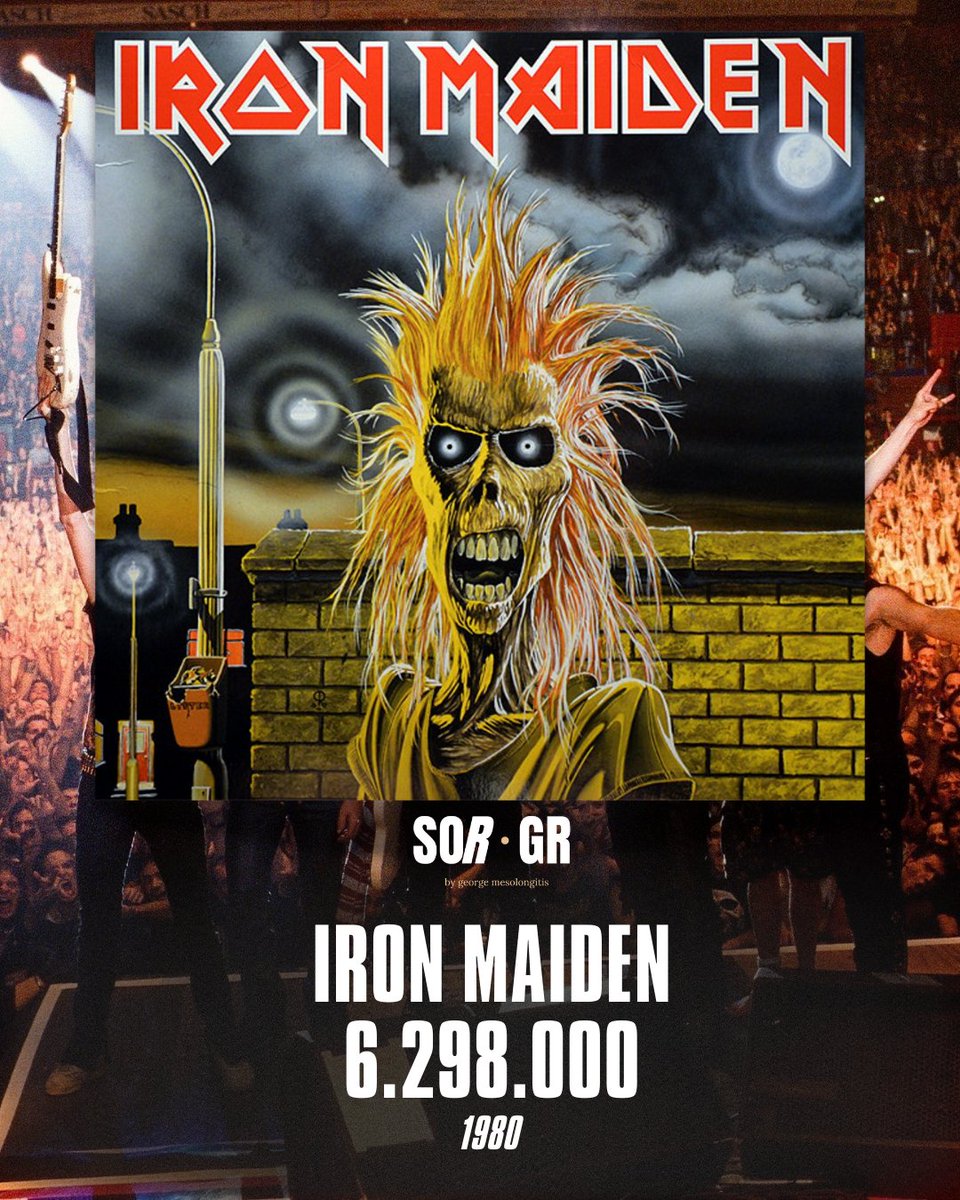 schoolofrock_gr's tweet photo. Το ομώνυμο άλμπουμ των Iron Maiden (ή αλλιώς Black Album) ήταν ένα από τα best seller μπάντας αλλά όχι το high seller. Ξέρετε ποιο ειναι; Τσεκάρετε το insta και το TikTok μας! #ironmaidenman #ironmaiden https://t.co/IlMSnUu4dp