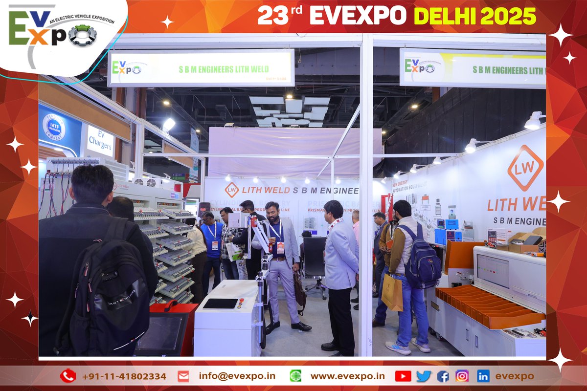 expo_ev's tweet image. S B M ENGINEERS ने EVE Expo 2025 में अपने उन्नत इंजीनियरिंग और औद्योगिक सॉल्यूशंस का प्रभावशाली प्रदर्शन किया। 
#SBMEngineers #eveexpo2025 #EngineeringSolutions #IndustrialProducts #ElectricMobility #Innovation #Quality #SustainableFuture
