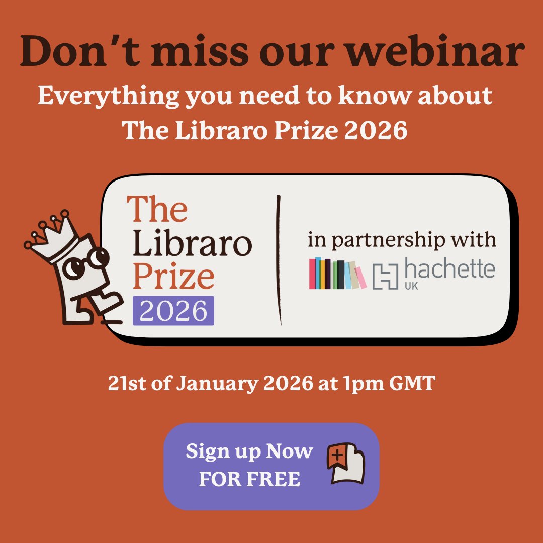 Will you be attending The Libraro Prize 2026 Community Webinar? ✨

Join @Libraro_ tomorrow on 21st January 2026, at 1pm GMT for their brilliant community webinar

You’ll hear more about The Libraro Prize 2026, including how YOU can enter for the chance to win the ultimate prize!