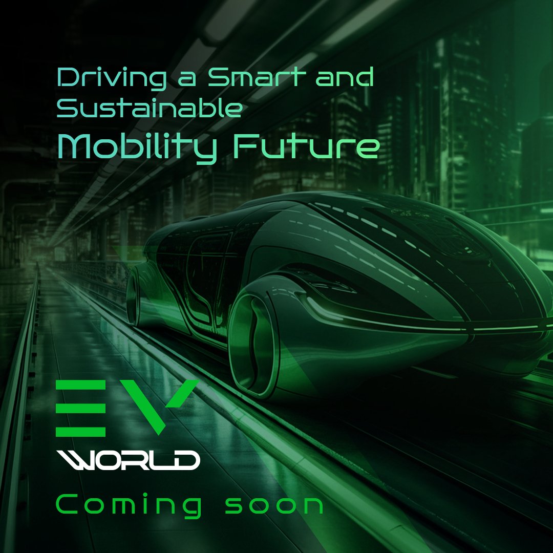 evworld2026's tweet photo. A new global platform for electric mobility is coming. Designed to connect policy, infrastructure, 
and industry.  
Built for what comes next.  
EV World Show – Coming soon 
#EVWorldShow2026 #ElectricMobility #FutureOfTransport https://t.co/6fykJDXOHR