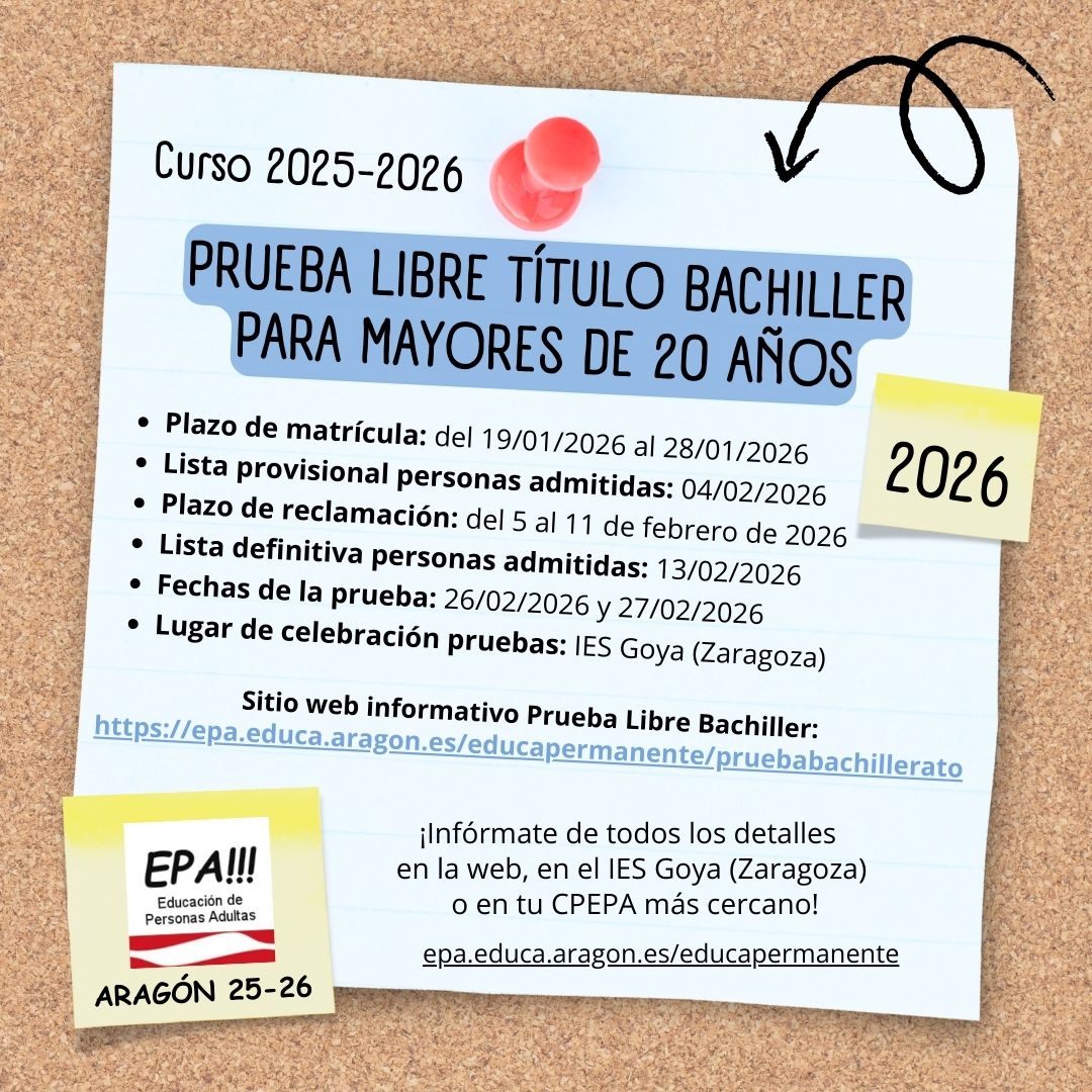 Educación de Personas Adultas Aragón tweet media