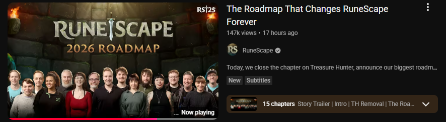 GamecubeJona's tweet photo. I'm so proud to be a part of this community, in a time where everything is shifting away from game integrity. Runescape and Oldschool players are truly living in the best universe https://t.co/j7HFdDehKK