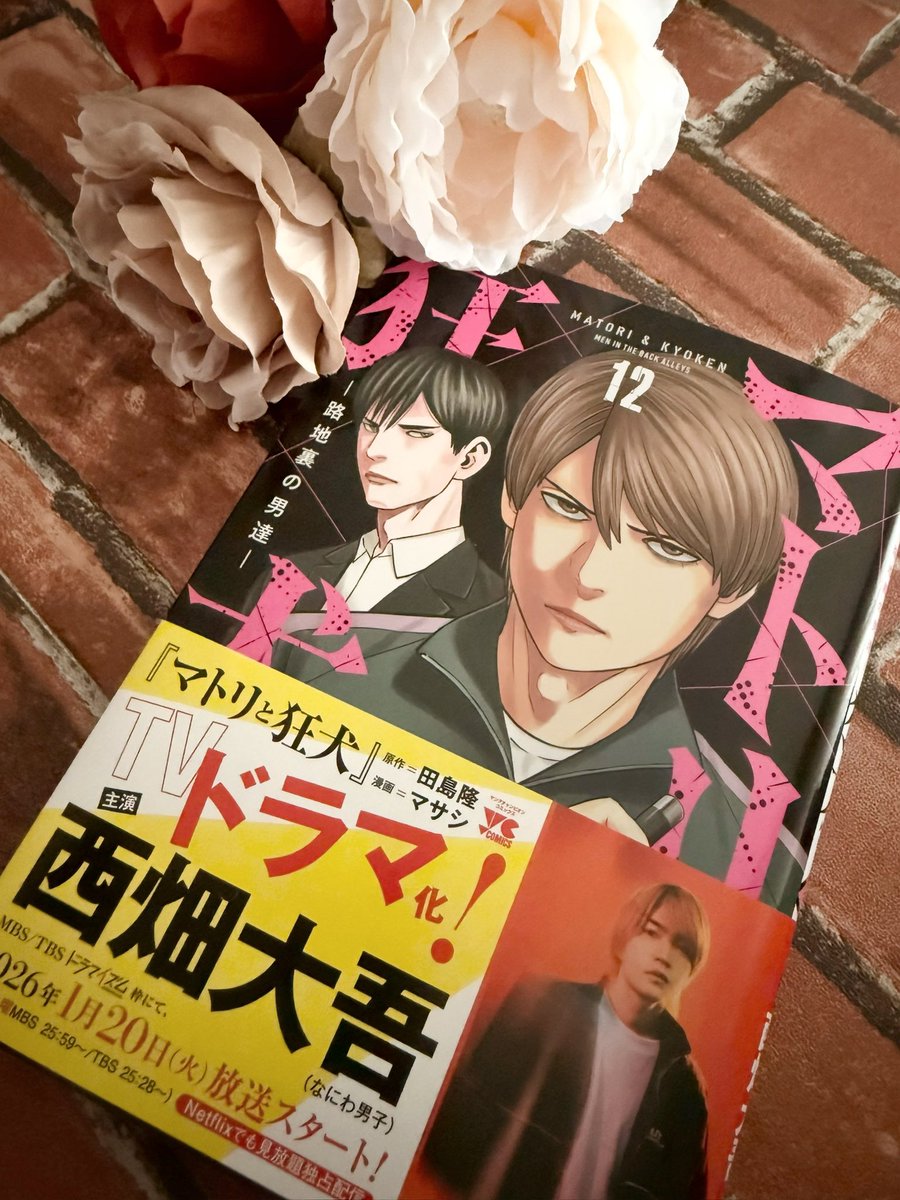 マトリと狂犬12巻届いてた⟡.· 今回もカバー下にお楽しみが