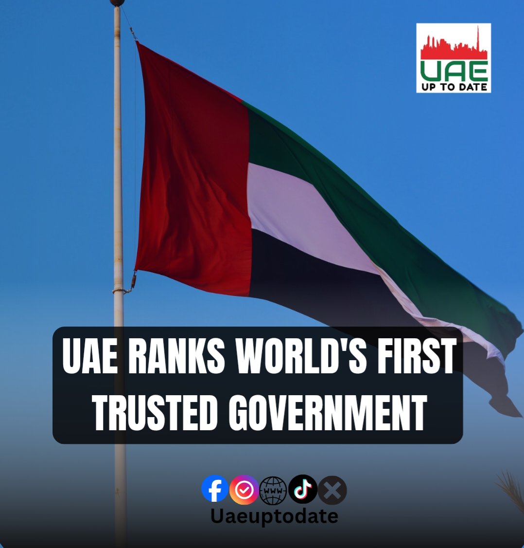 UAE RANKS WORLD'S FIRST TRUSTED GOVERNMENT 🇦🇪
#uae #rankedfirst #uaeupdates #uaeuptodate