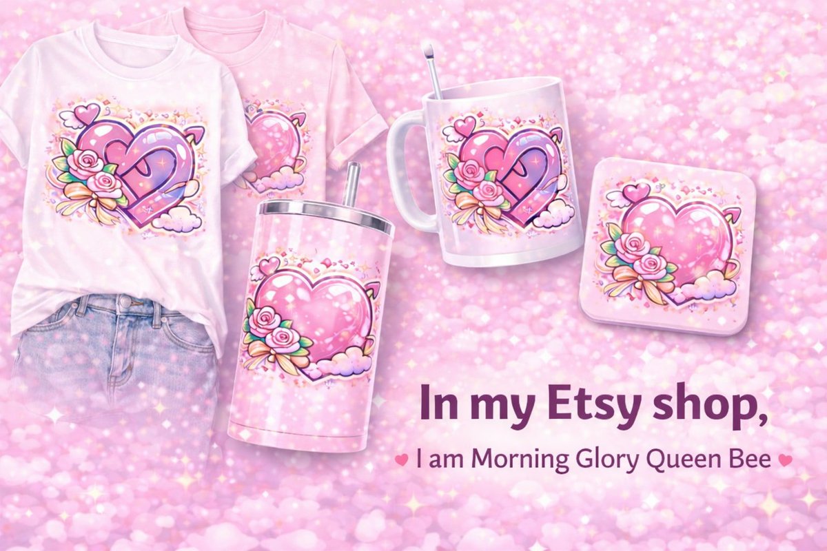 tammywjones's tweet image. Cute #kawaii #valentines #sublimation designs. Works on shirts, mugs, tumblers, coasters 
#etsyshop #pinkheart
morninggloryqueenbee.etsy.com/listing/444386…