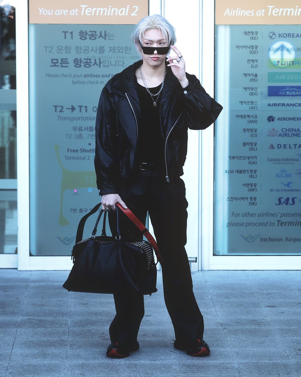 SMG_0809's tweet photo. 260120 Mingi ICN HD  
#ATEEZ #에이티즈 #민기 #MINGI https://t.co/kccc4tuipV
