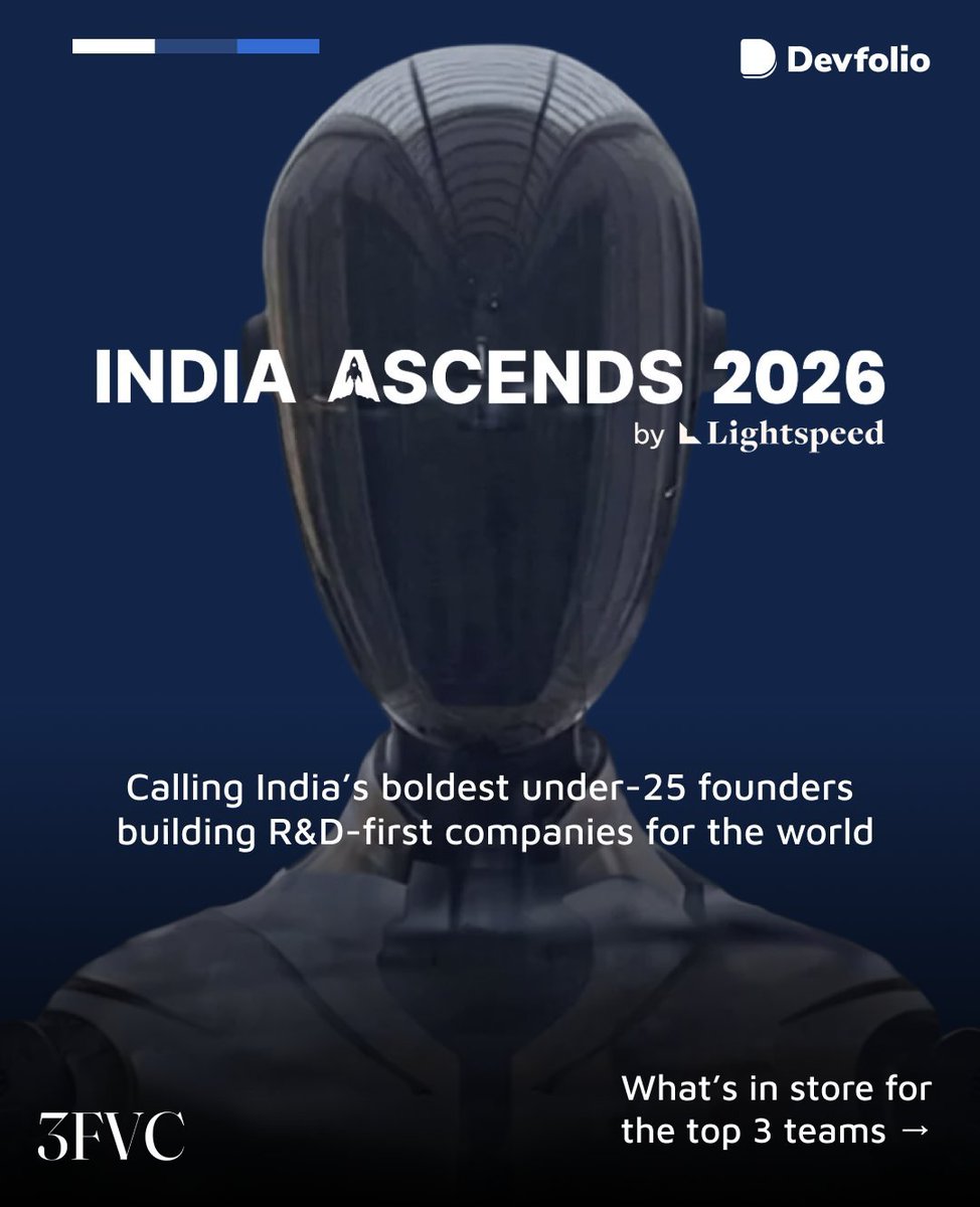 This sits close to how we think at 3FVC.

We back founders under 25 by design, and we keep seeing the same thing, people choosing hard, system-level problems far earlier than the ecosystem expects them to.

AI infra, robotics, climate, defense.
Not because it’s trendy, but