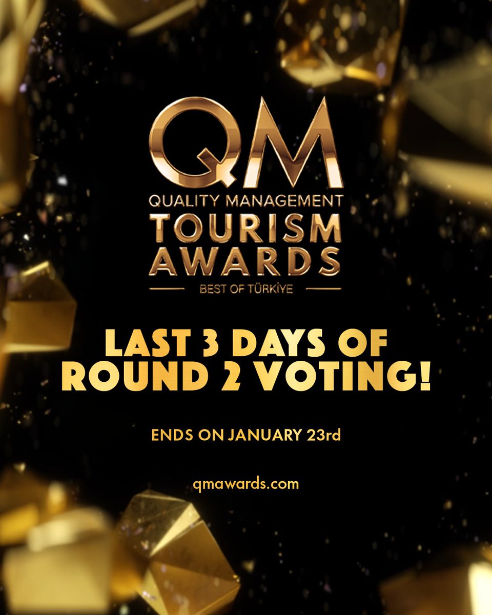 qmawards's tweet photo. 📯 “QM Golden 15” temasıyla düzenlenen 15. QM Awards’ta 2. tur final oylamasının bitmesine sadece 3 gün kaldı.

🗳️ Oyunuzu henüz kullanmadıysanız, şimdi tam zamanı!
🔗 Oy vermek için: https://t.co/GGPqsQEK5f

#QMGolden15 #QMAwards https://t.co/nbPQbZP9xC