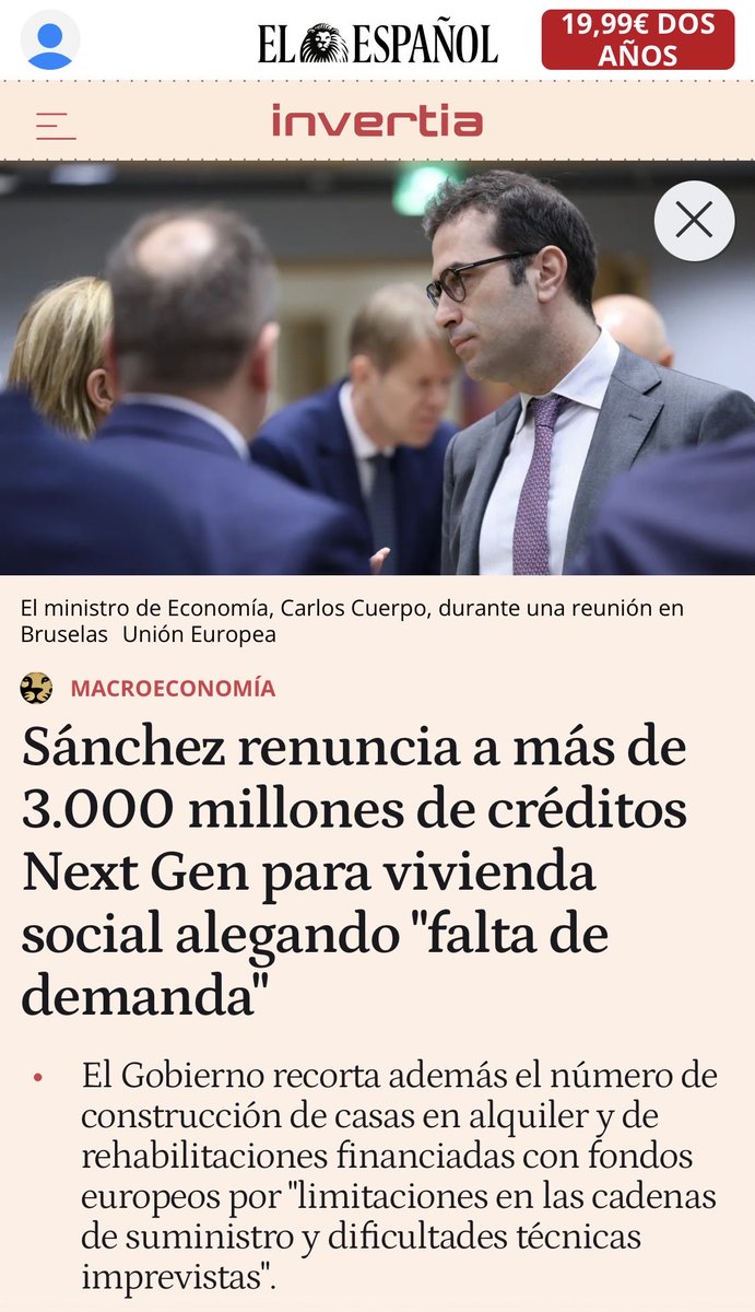 Por si teníais alguna duda de cuál es el plan REAL del gobierno con la vivienda.