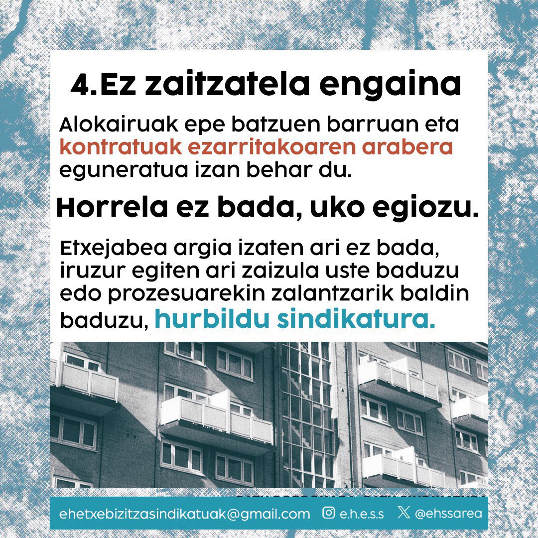 Euskal Herriko Etxebizitza Sindikatuen Sarea tweet media