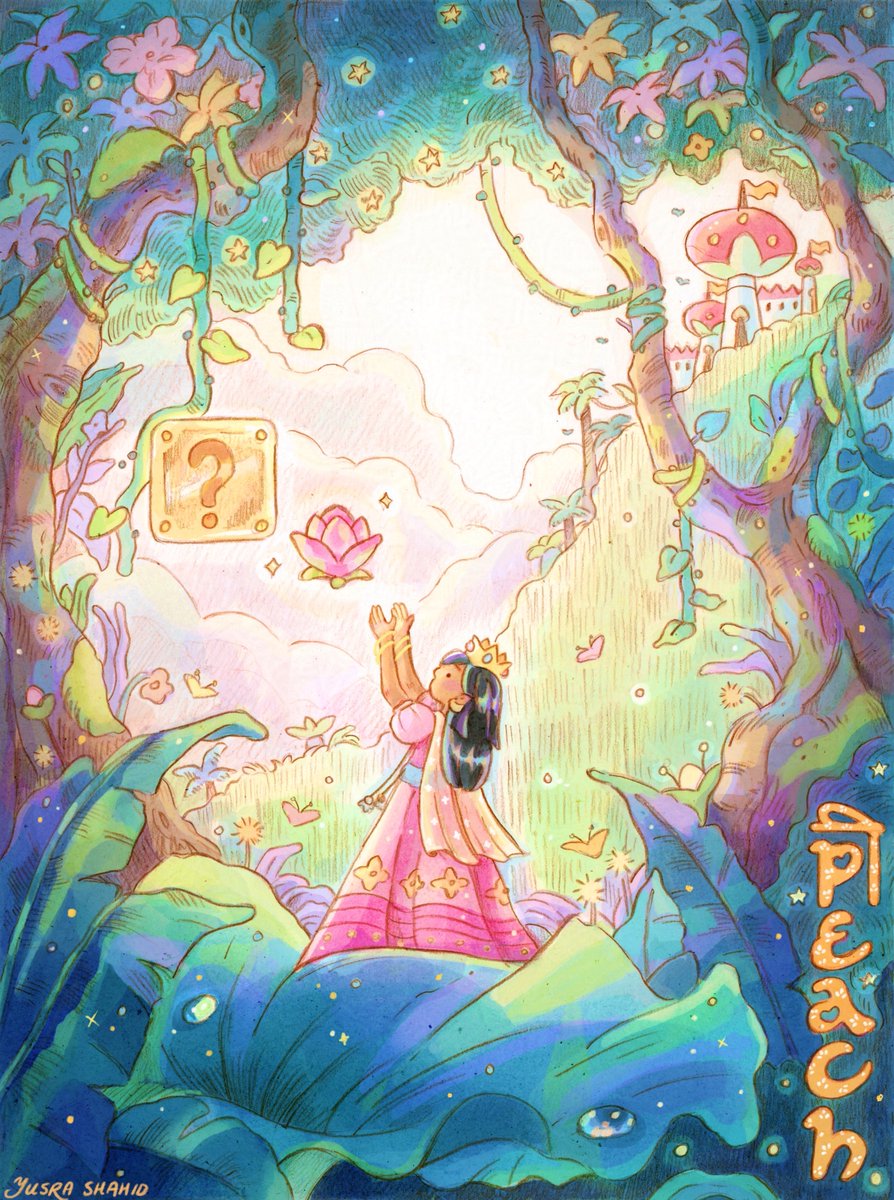 Princess Peach, if she were Indian <3