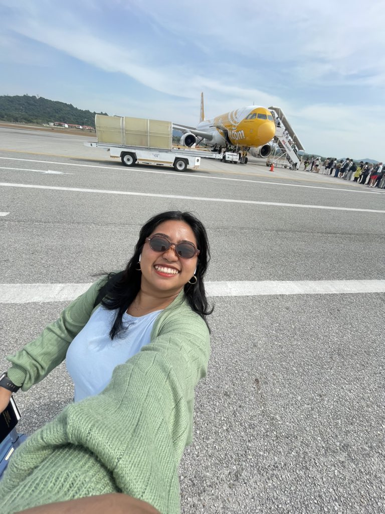 First timer flying with si kuning scoot🤝🏼