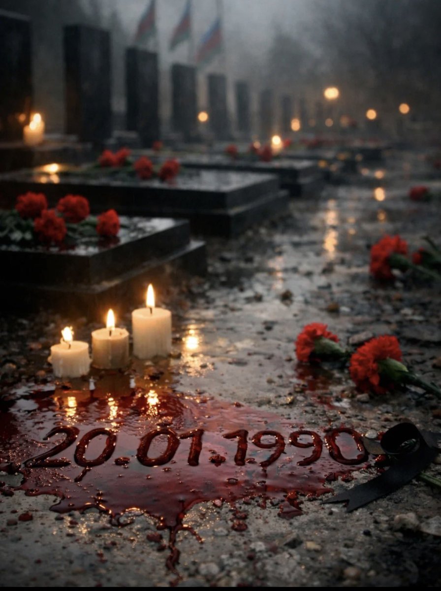 gul_h_'s tweet photo. 20 Yanvar — azadlıq yolunda canını fəda edənlərin günüdür. Şəhidlərimizi ehtiramla anırıq. 🕯️🇦🇿
#20Yanvar #QaraYanvar #ŞəhidlərÖlməz https://t.co/wumY84eJqZ